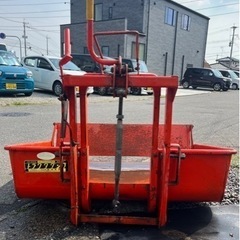 トラクタダンプ！トラクター用！ダンプキャリヤ！ダンプキャリア！熊谷農機！クマガイ！整地！手動ダンプ！