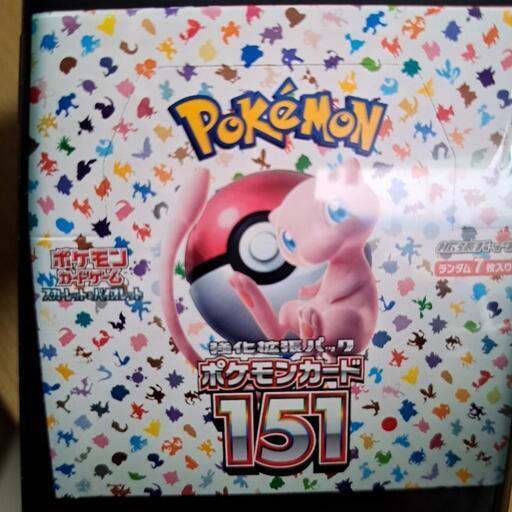 ポケモンカード151　未開封　シュリンク付き　1ボックス