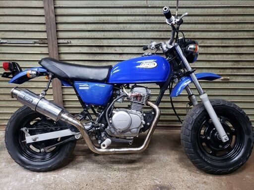 ホンダ　エイプ50 Ape50 2004年式　ビームスマフラー　AC16　キャブ　青　エンジン始動・灯火類OK！