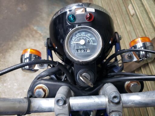 ホンダ エイプ50 Ape50 2004年式 ビームスマフラー AC16 キャブ 青
