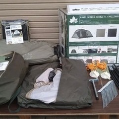 早い者勝ち！ロゴス　ドゥーブルXLチャレンジセット　2回使用