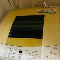Haier JW- K50M 洗濯機　【無料】