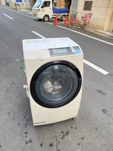 ‍♀️☘️大阪市内配達設置無料‍♀️日立ドラム洗濯機乾燥機付き１０キロ保証有り