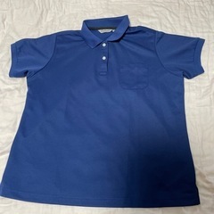 ポロシャツ　青　紺　15サイズ