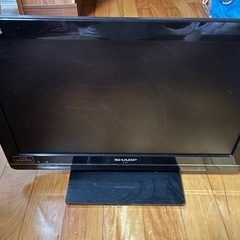 【ネット決済】TV SHARP19V型ワイド