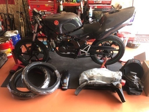 ホンダ　ns-1  ボアアップ レーサー　中古タイヤ付き