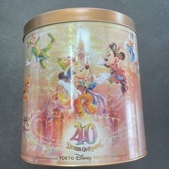 ディズニー　クランチ缶　40周年