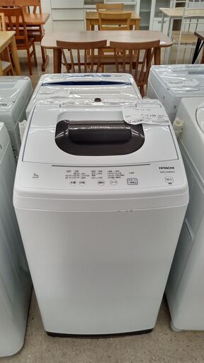 ★ジモティ割あり★ HITACHI 洗濯機 5kg 21年製 動作確認／クリーニング済み TJ1141