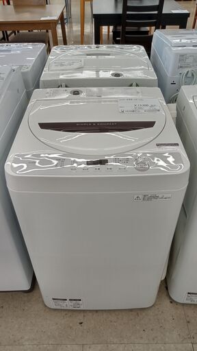 ★ジモティ割あり★ SHARP 洗濯機 5.5kg 18年製 動作確認／クリーニング済み TJ1142