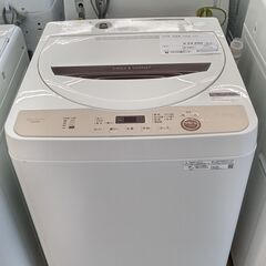 店長値引き★ジモティ割あり★ SHARP 洗濯機 6.0kg 2...