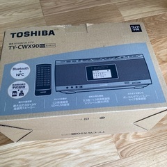 TOSHIBA ラジオ CD カラオケ SD USB 録音 Bl...