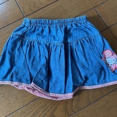 90cmキティちゃんパンツ式スカート