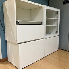 【ネット決済】IKEA 食器棚　白　お洒落