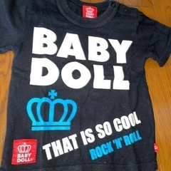 BABYDOLL黒のTシャツ