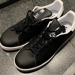 新品未使用【adidas】スタンスミス（ブラック）26cm