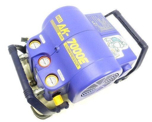 美品 MAX マックス 常圧 エアーコンプレッサー AK-7000E[6] 動作品 