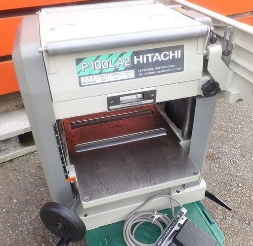 日立工機 312mm 自動昇降付 小形自動かんな盤 P100LA2 動作品 整備品