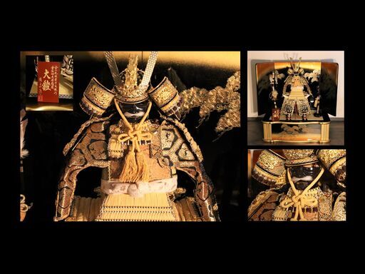 ≪ZW1332ジ≫ 雅泉 作 五月人形/兜飾り 一式 兜/12号 矢吹糸威 金箔押木彫龍頭/金小札松葉打長鍬形 端午の節句/こどもの日 甲冑 季節飾り