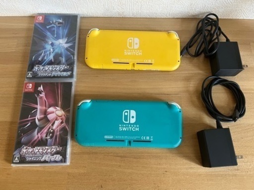 商談中【18日取引限定】Nintendo Switch lite 2台セット（ゲーム付 