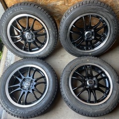 HOT STUFF CROSS SPEED アルミホイール付 極上 BRIDGESTONE VRX 155 