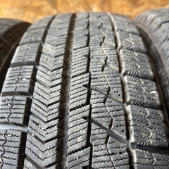 MID EURO-S アルミホイール付　極上タイヤ　BRIDGESTONE VRX 155/65R14 スタッドレス　タイヤ　2018年製　14インチ