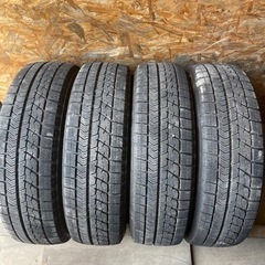 MID EURO-S アルミホイール付　極上タイヤ　BRIDGESTONE VRX 155/65R14 スタッドレス　タイヤ　2018年製　14インチ