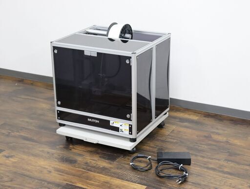 ≪ZW1333ジ≫MUTOH/武藤工業 3Dプリンター Value3D MagiX MF-1000 フィラメント(白)付き/3.0㎜ 熱溶融積層(FFF)方式 動作未確認/現状品