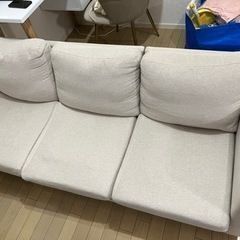 3人掛け　コンパクトカウチソファ　美品（使用期間2か月）