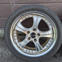中古】WORKユーロライン 17×7j +42 PCD114.3 5穴