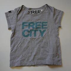 FREE CITY フリーシティ Tシャツ サイズ1 グレー 中...