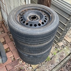 185/60R15 の鉄ホイール