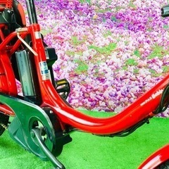 ➆ 5186子供乗せ電動アシスト自転車ヤマハ20インチ