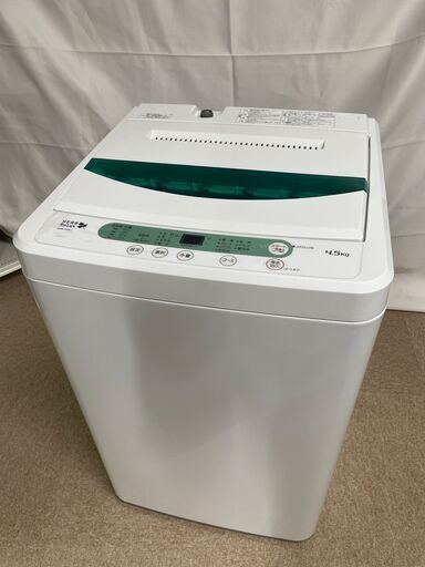 【引取歓迎】ヤマダ YAMADA 洗濯機 YWM-T45A1 2019年製 白 4.5kg (E1754hsmY)