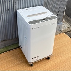 全国送料無料】洗濯機 SHARP ES-G55RC 2016年 生活家電