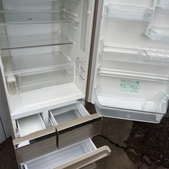 ■パナソニック 5ドア冷凍冷蔵庫 426L 2015年製■Panasonic NR-E430GV-N 自動製氷付 5ドア冷蔵庫