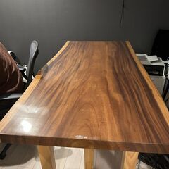 特化価格 一枚板ダイニングテーブル アトリエ木馬 35万円