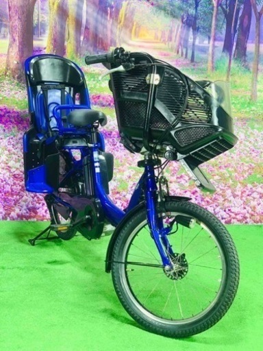 ❽ 5226子供乗せ電動アシスト自転車ヤマハ3人乗り対応20インチ