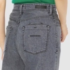 コエル　ジーンズ YANUKアシンメトリーデニムパンツ レディース