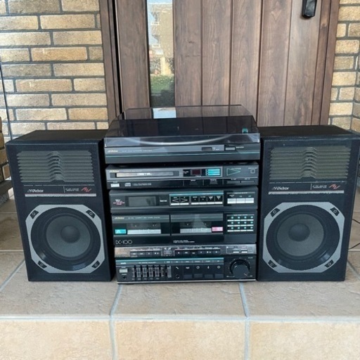Victor ビクター 90年代 レコード ラジカセ CDコンポ スピーカー