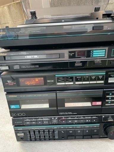 Victor ビクター　90年代 レコード　ラジカセ　CDコンポ　スピーカー