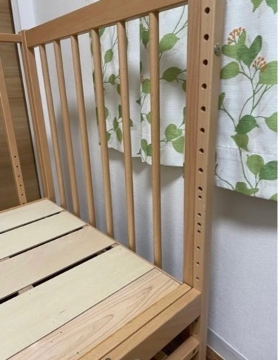 ベビー用品 【美品】ベビーベッド サワベビー スクレ
