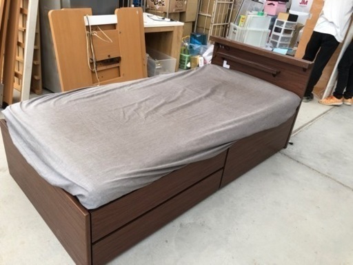 ニトリ 収納付きシングルベッド マットレスセット