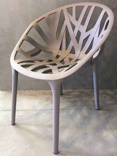 美品 Vitra （ヴィトラ）Vegetal Chair（ベジタル チェア）モーブグレー