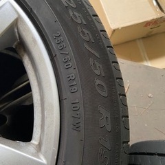 純正BMW X5 F15 ホイール付きタイヤ255.285／19インチ