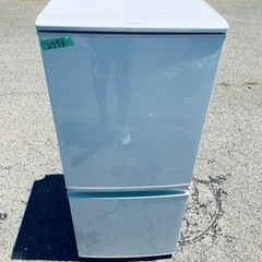 ✨2017年製✨ 2994番 シャープ✨冷凍冷蔵庫✨SJ-D14C-W‼️