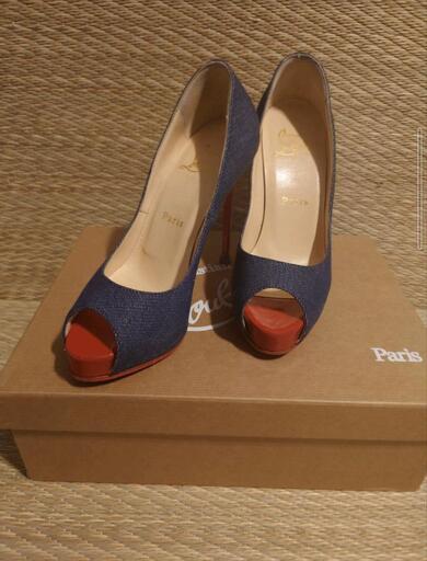 ルブタン　NEW VERY PRIVE120 DENIM