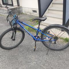 26インチ 青の自転車