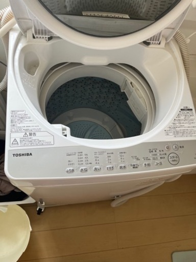 東芝　洗濯機　AW-7G6 2019年製　7キロ　中古　値下げしました