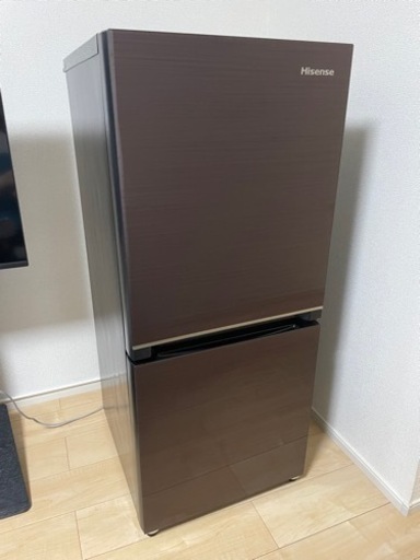 【2023年製・新品未使用・長期保証書付き】Hisense 冷蔵庫 135L