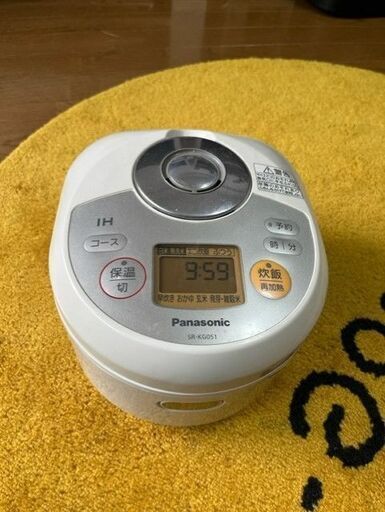 パナソニックIH炊飯器3合　SR-KG051　綺麗　使用頻度とても少ない